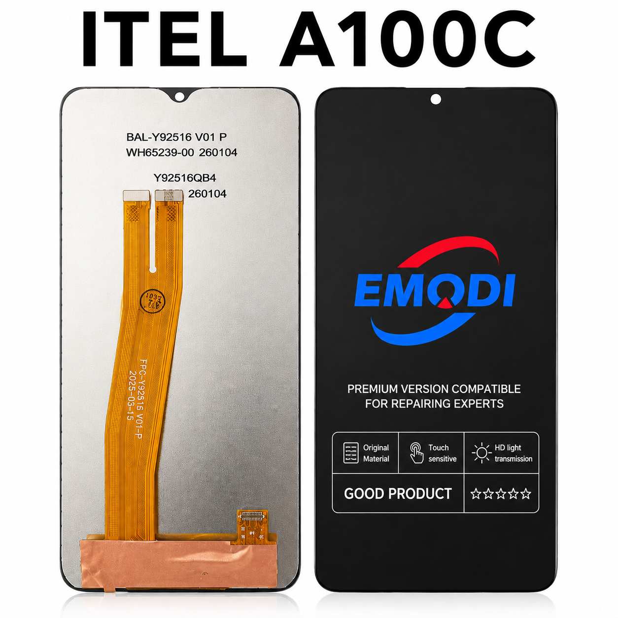 LCD for Itel A100C