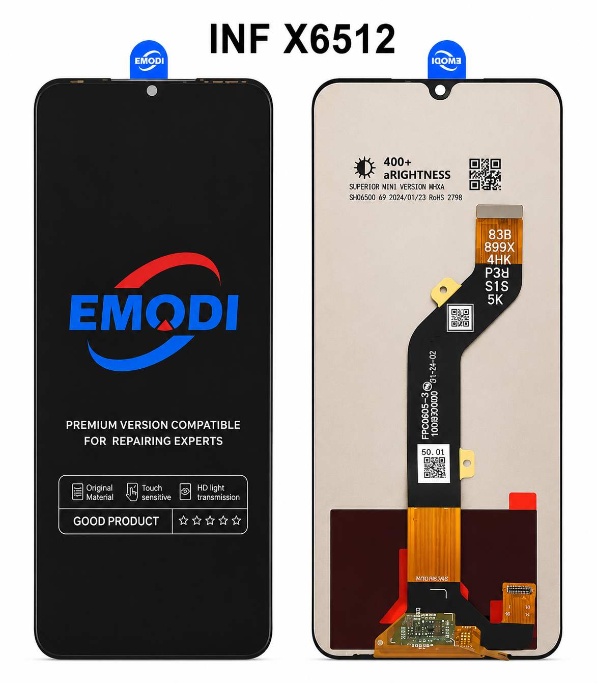 LCD for infinix X6512